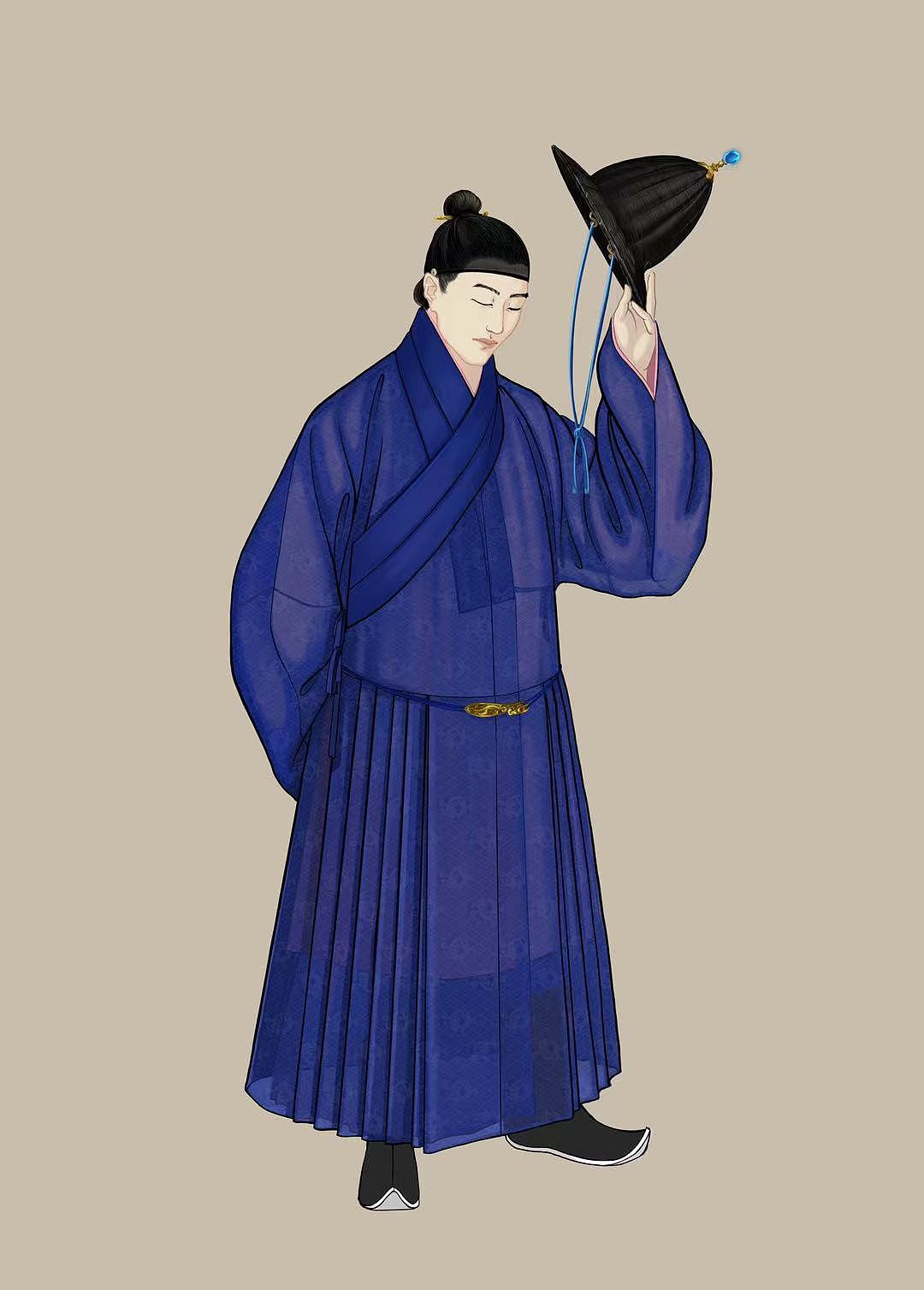 《我在明朝穿什么》明代晚期服饰图示（图ZMzI2NTgwMDE2） - 商业插画 - 站酷设计师洛中原创素材 - 站酷ZCOOL