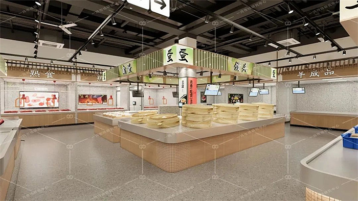 义乌新马路邻里市集（图ZMzU1Mjc1NDQ0） - 其他空间 - 站酷设计师一鸿农贸市场设计原创素材 - 站酷ZCOOL