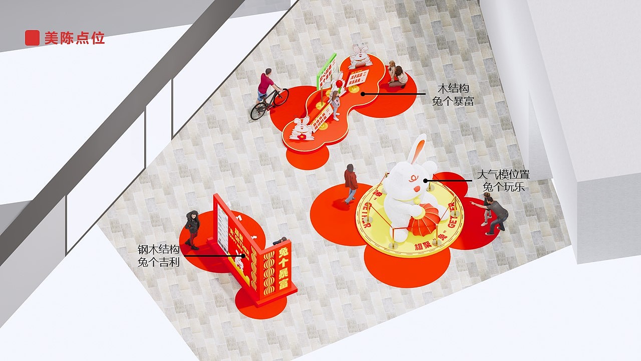 商业美陈 | 相聚“兔”Gether（图ZMzI3MTA5NTMy） - 展陈设计 - 站酷设计师Z08169337原创素材 - 站酷ZCOOL