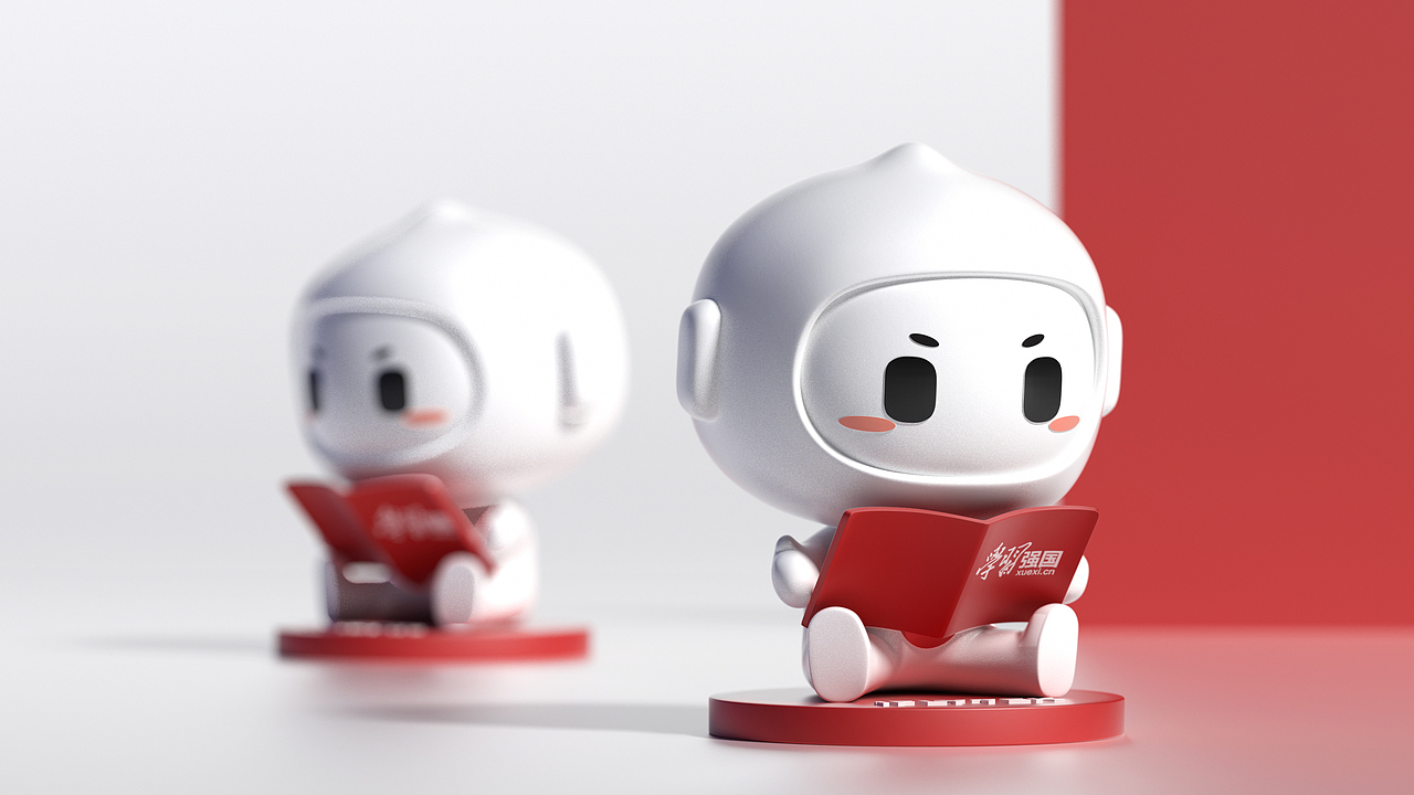 C4D-IP形象设计,讯飞设计周飞飞。