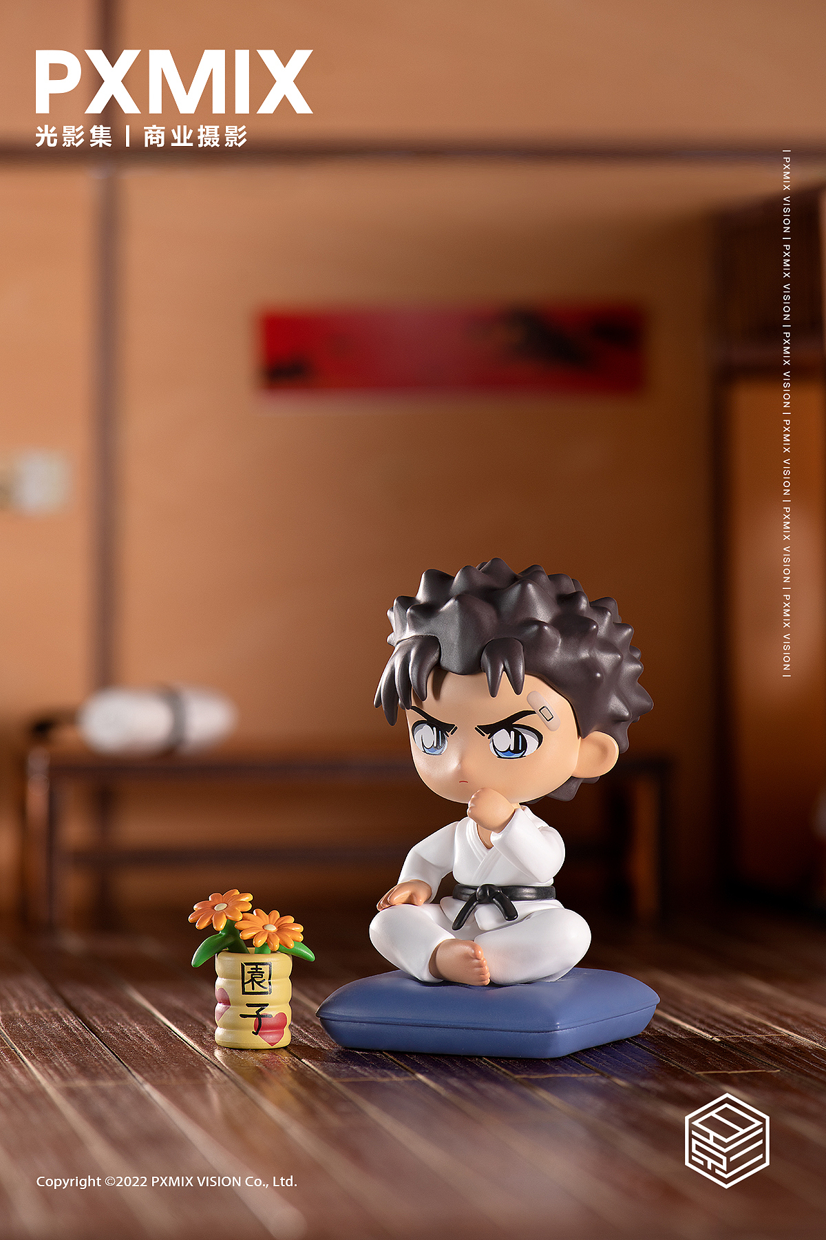 盲盒手办摄影丨泡泡玛特x名侦探柯南x光影集PXMIX