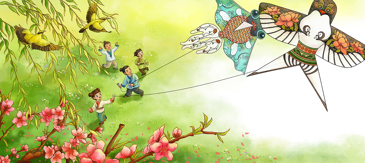古诗插画（图ZMzM2NTc3NDM2） - 商业插画 - 站酷设计师Z_SHIYUN原创素材 - 站酷ZCOOL