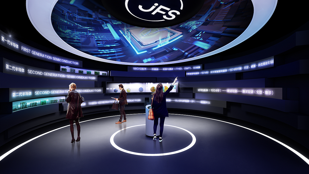 科技企业展厅设计