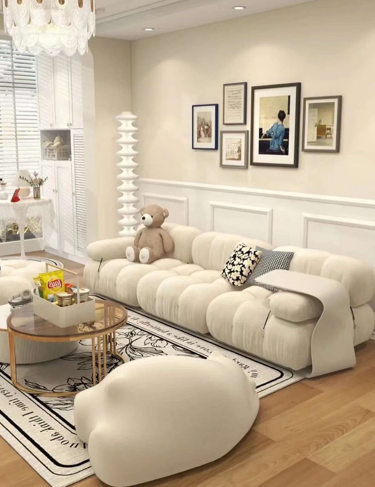 奶油现代简约风格装修