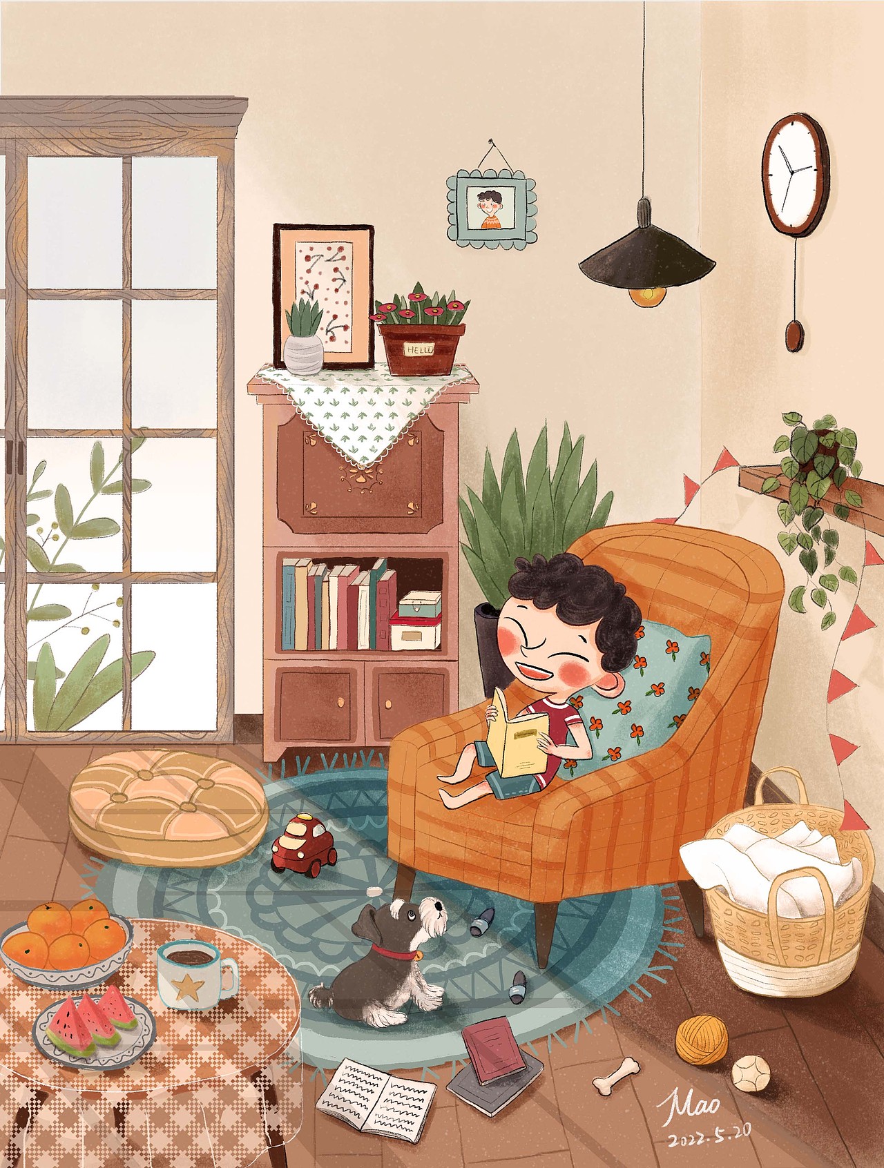 近期儿童插画场景练习