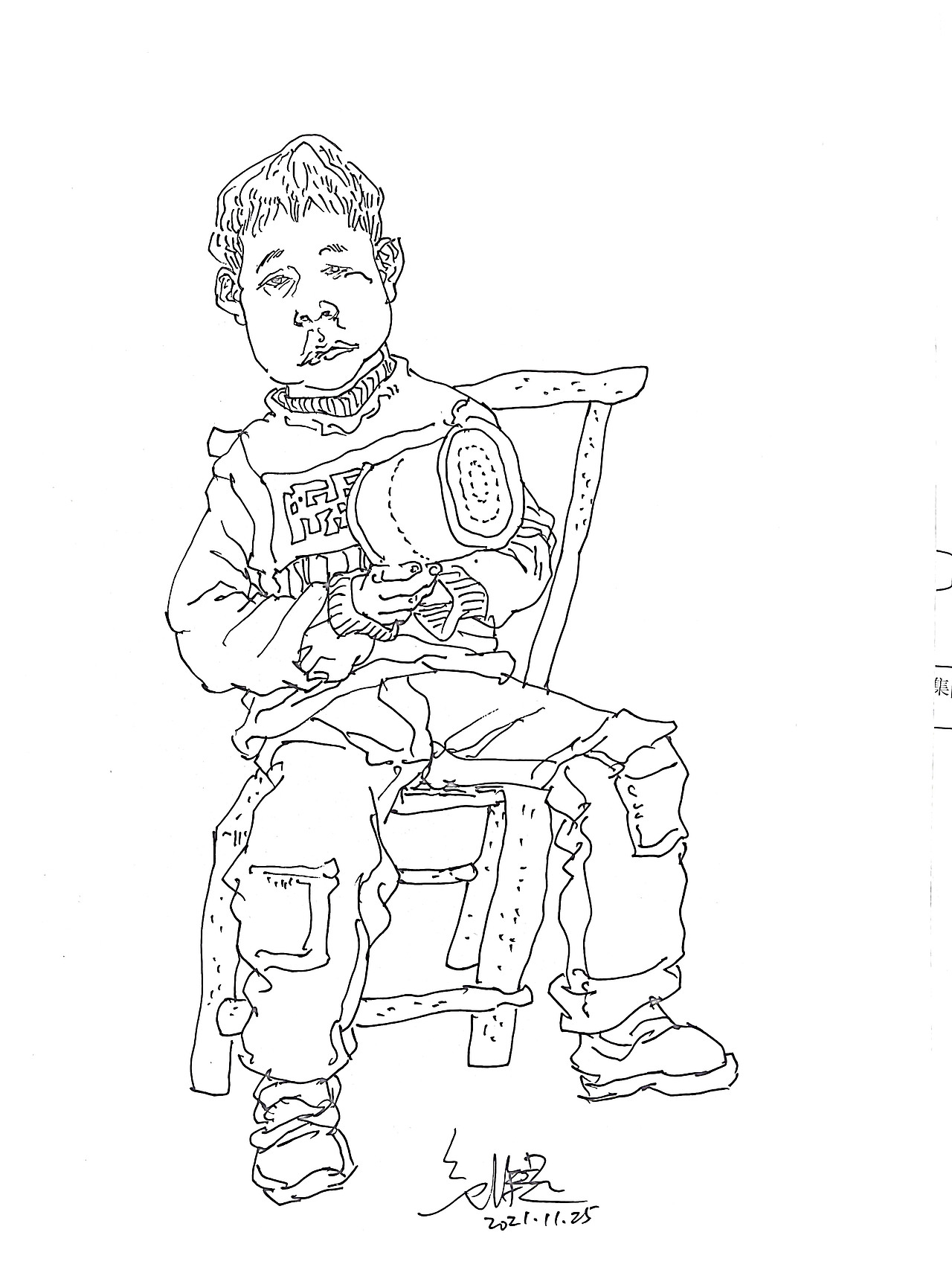 纪保超摸鱼速写