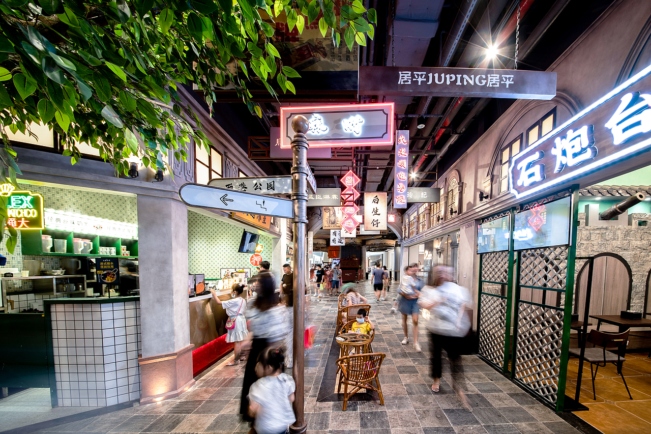 汕头万象城 -里巷“ 观风察俗”（图ZMzI1MzUxNjc2） - 商业空间设计 - 站酷设计师夏谷暑雨CHINA原创素材 - 站酷ZCOOL