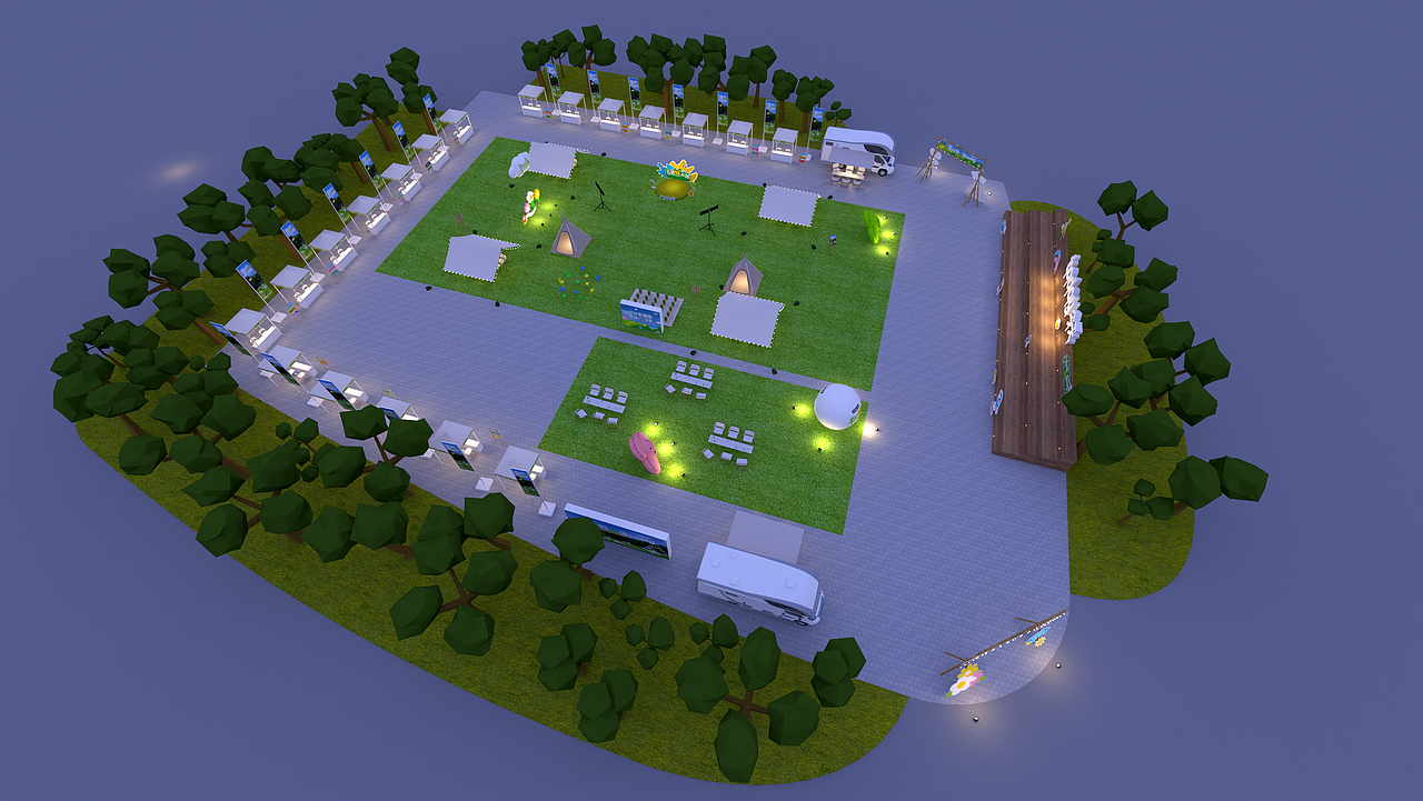 Today露营活动3d效果图设计（图ZMzQwMzAzNzQw） - 其他三维 - 站酷设计师tanmoumo原创素材 - 站酷ZCOOL