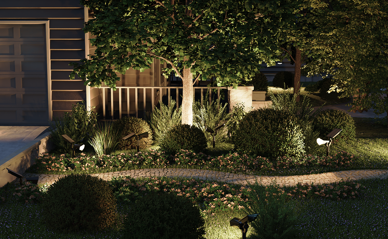 分体聚光灯渲染详情页