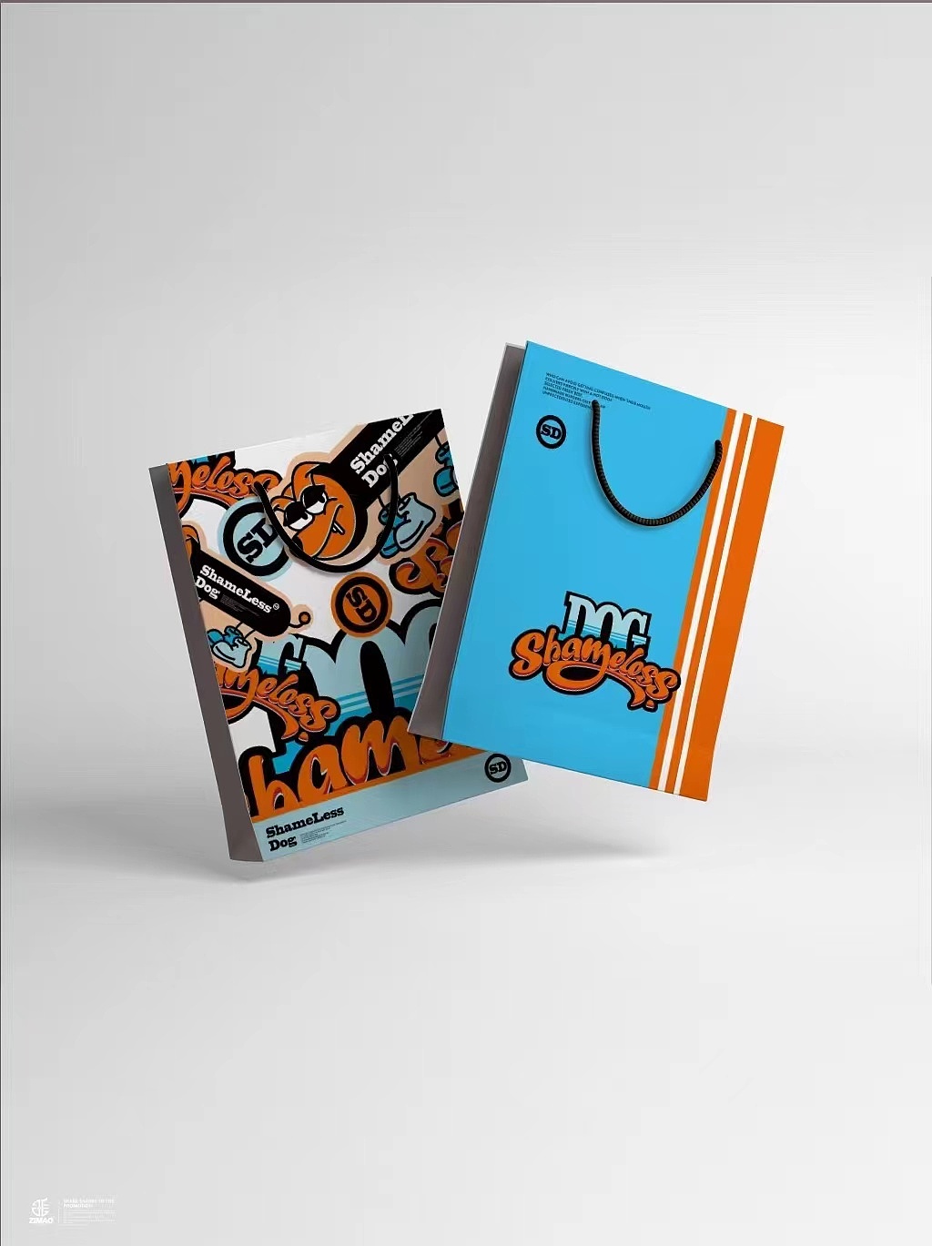 手工汉堡热狗品牌logo设计