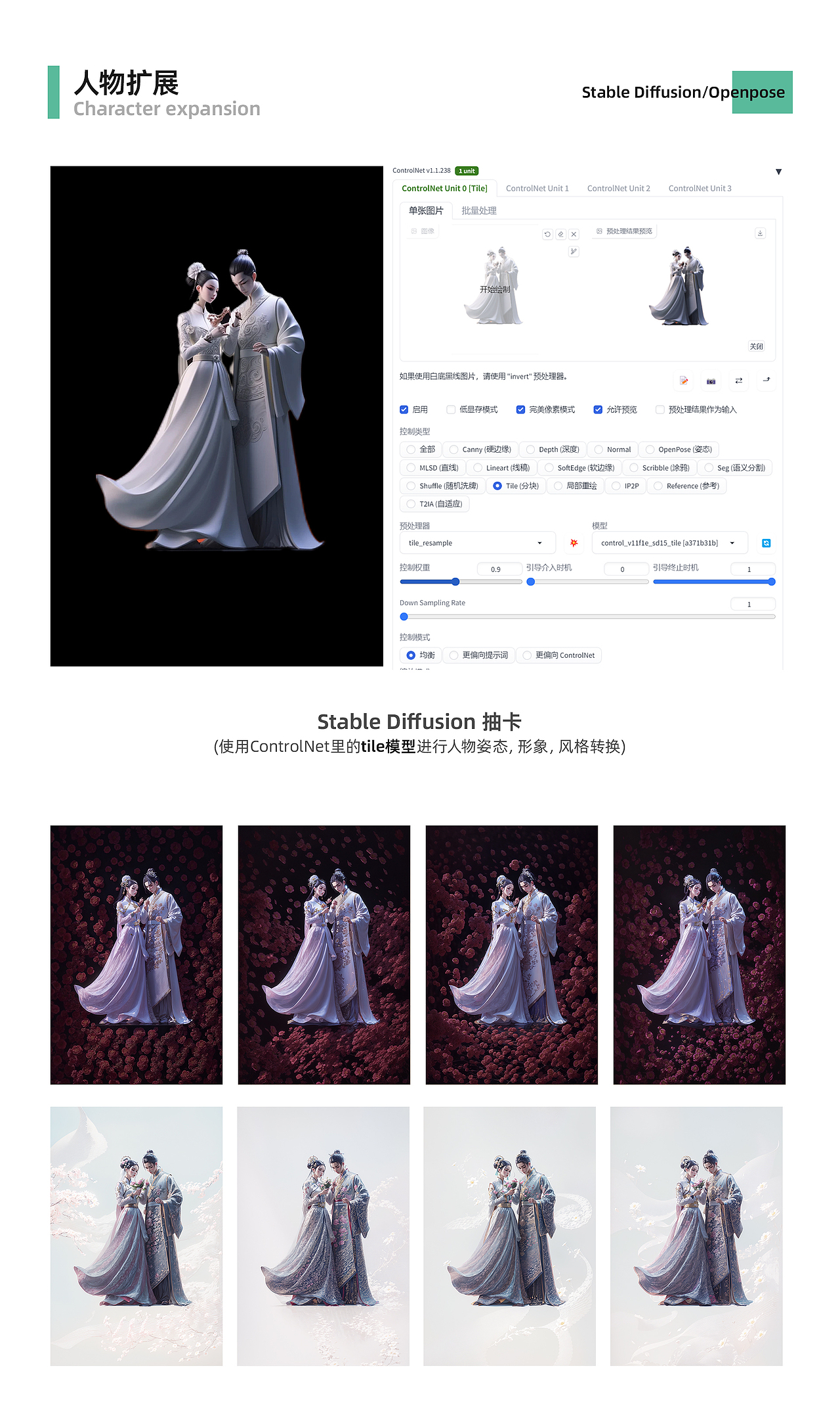 天猫七夕活动页面分享(AICG辅助)
