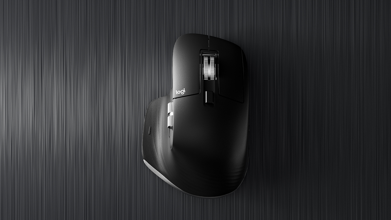 罗技无线鼠标渲染