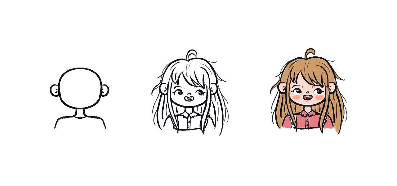 挑戰(zhàn)百變頭像 Day11（圖ZMzQwMzM0MTI0） - 商業(yè)插畫 - 站酷設(shè)計(jì)師何仙姑Queenie原創(chuàng)素材 - 站酷ZCOOL