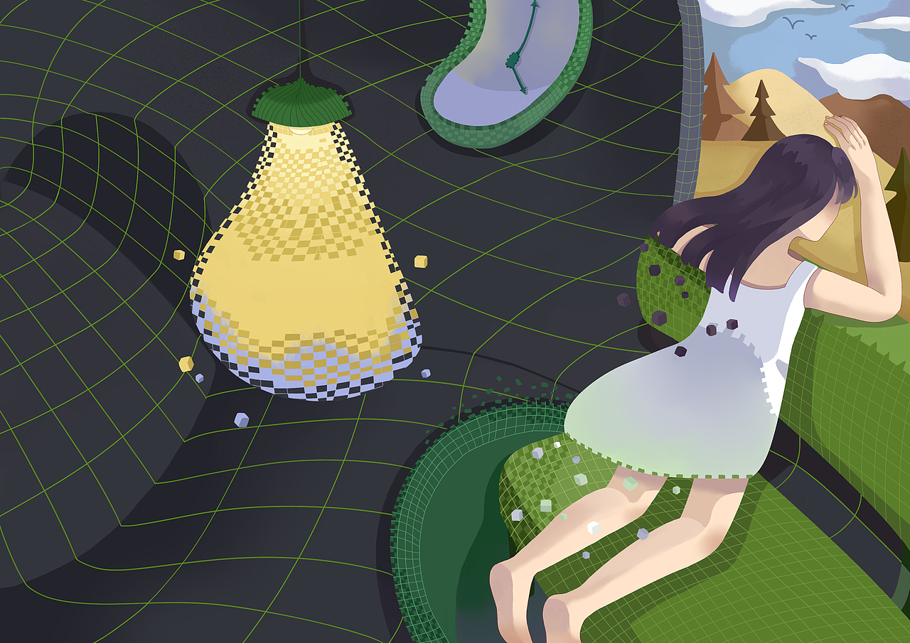 18，19，20年的编辑类插画