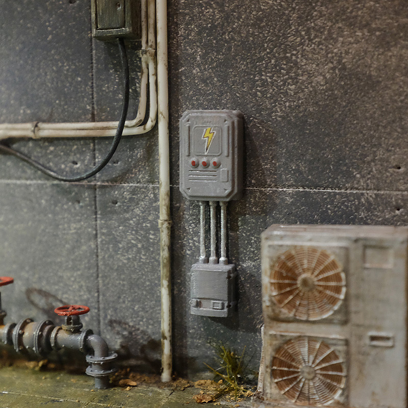 64比例迷你微缩场景模型 - 美式风格维修车间（图ZMzI2NDIwOTYw） - 其他手工艺 - 站酷设计师玩手工的饼哥原创素材 - 站酷ZCOOL