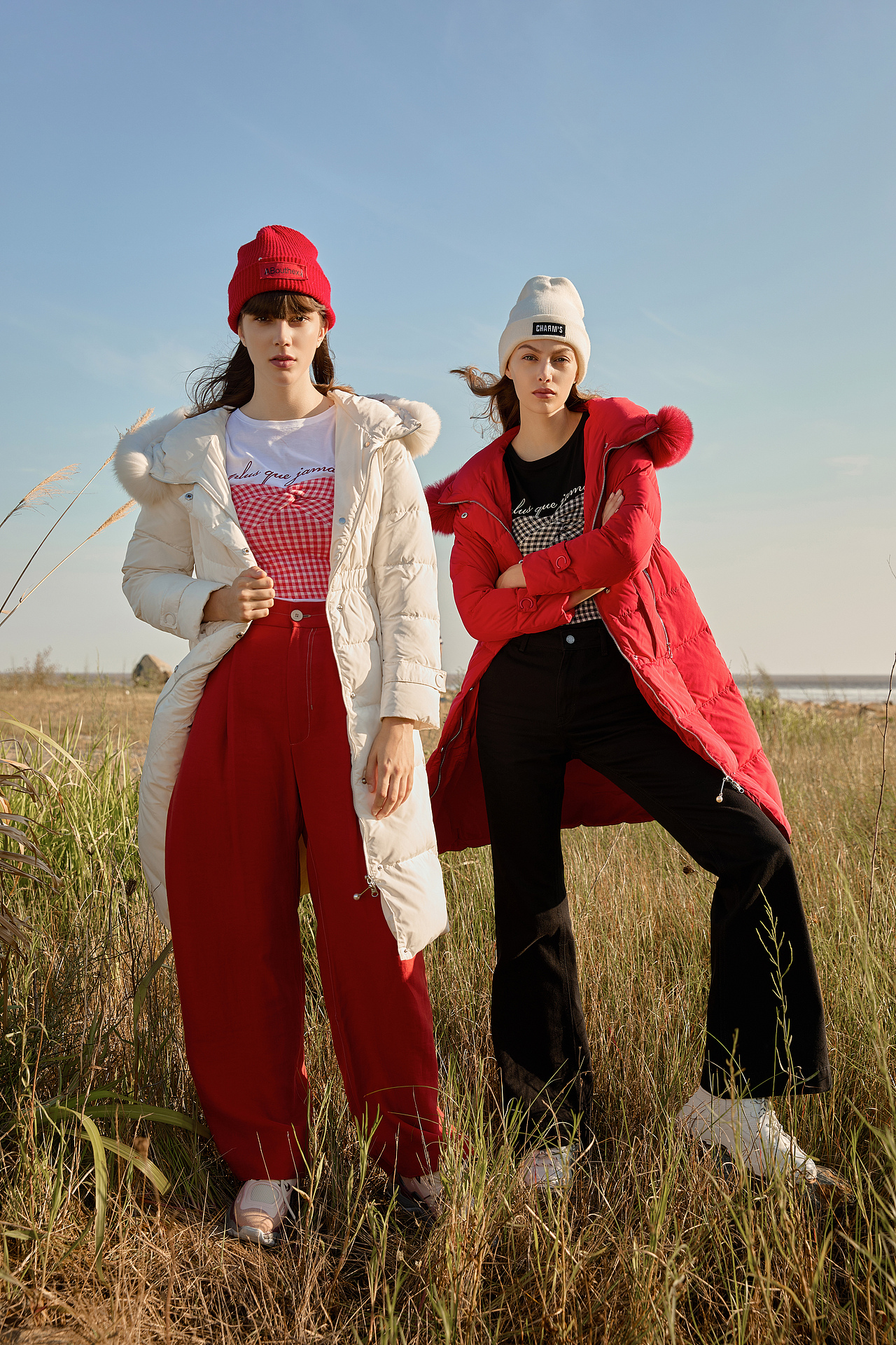 电商羽绒服拍摄修图