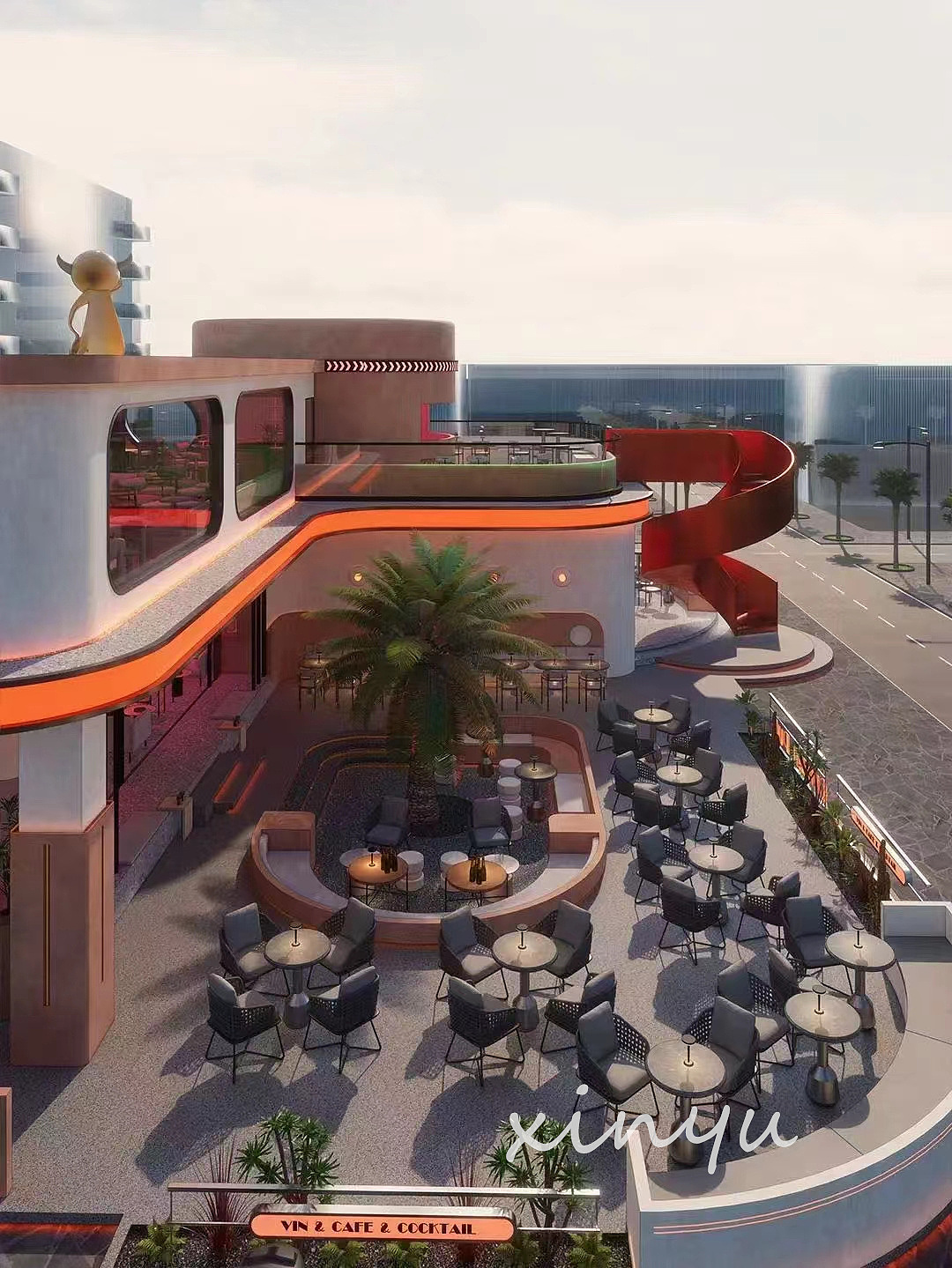 酒吧设计||1200平日咖夜酒（图ZMzQyNzIyMDg0） - 酒店餐饮设计 - 站酷设计师Z672718029原创素材 - 站酷ZCOOL