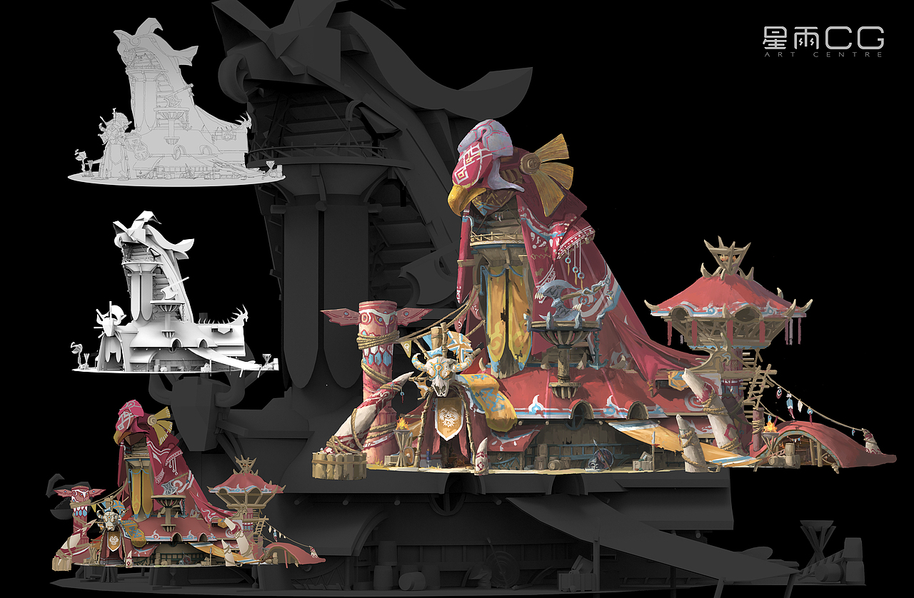 2022秋季场景班 学员作业:单体建筑设计