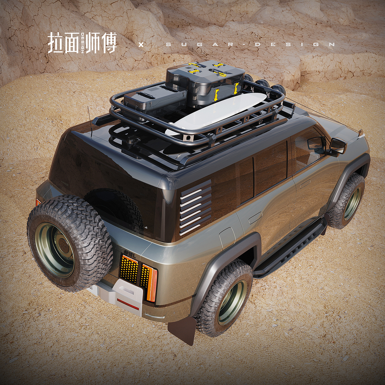 探索未知，开创非凡！比亚迪仰望硬派SUV新车驾到！（图ZMzI1MTY5OTIw） - 交通工具 - 站酷设计师sugarchow原创素材 - 站酷ZCOOL