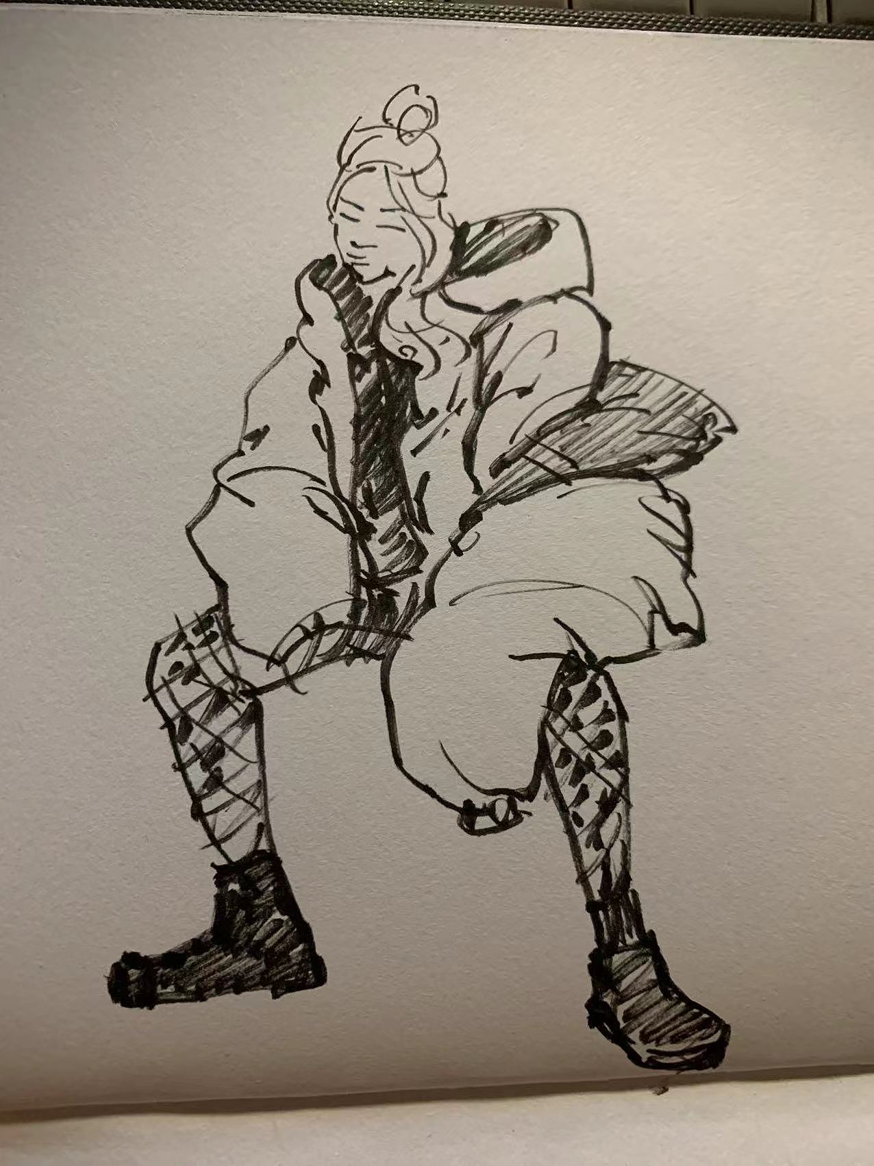 速写打卡（图ZMzE1Mjk5MDcy） - 字体/字形 - 站酷设计师黑色瓶子原创素材 - 站酷ZCOOL