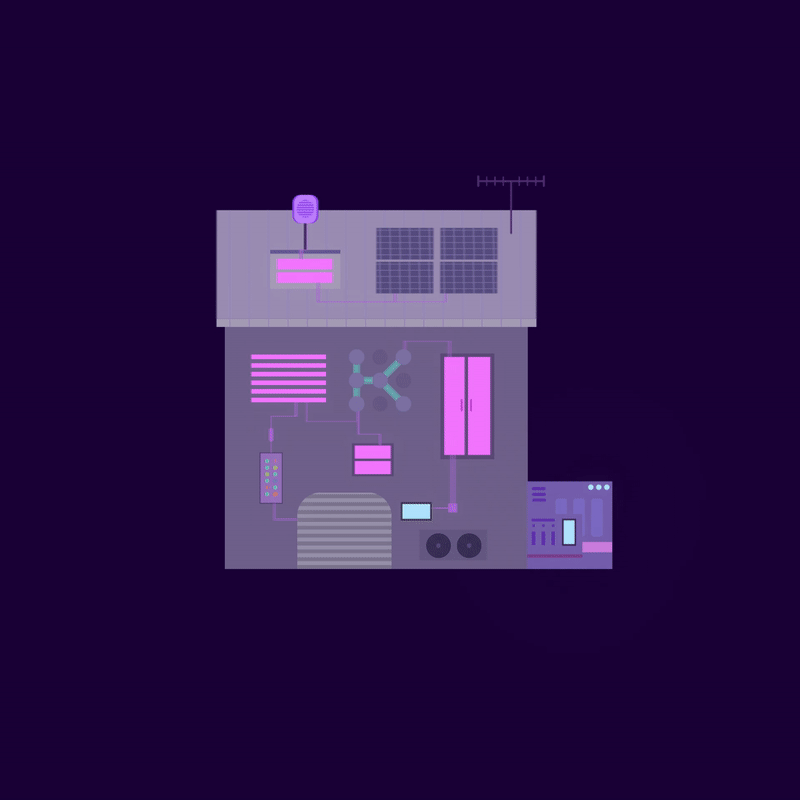 GIF循环动画-“建筑”系列