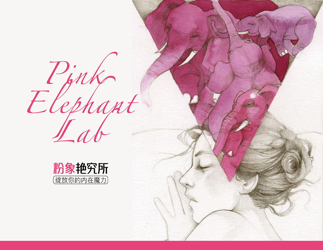 Pink Elephant Lab | 粉象品牌全案设计 |(图ZMzcwODU3OTgw) - 品牌 - 站酷设计师伏案丨吴志勇原创素材 - 站酷ZCOOL