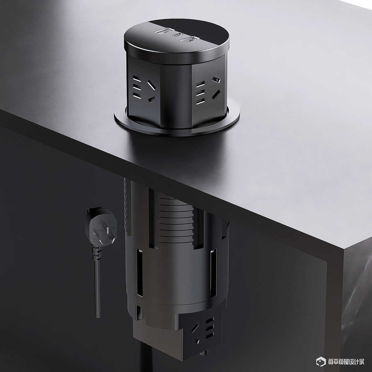 插座场景渲染案例（图ZMzUyODI4NTA4） - 电商 - 站酷设计师晓霖设计原创素材 - 站酷ZCOOL