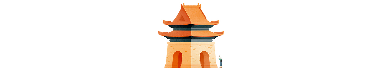 紫金山建筑文物图鉴(图ZMzA4MzIxNjQ4) - 商业插画 - 站酷设计师夏木叶子原创素材 - 站酷ZCOOL