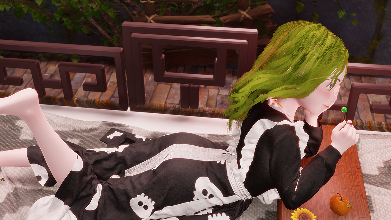 【blender】悠闲的时光