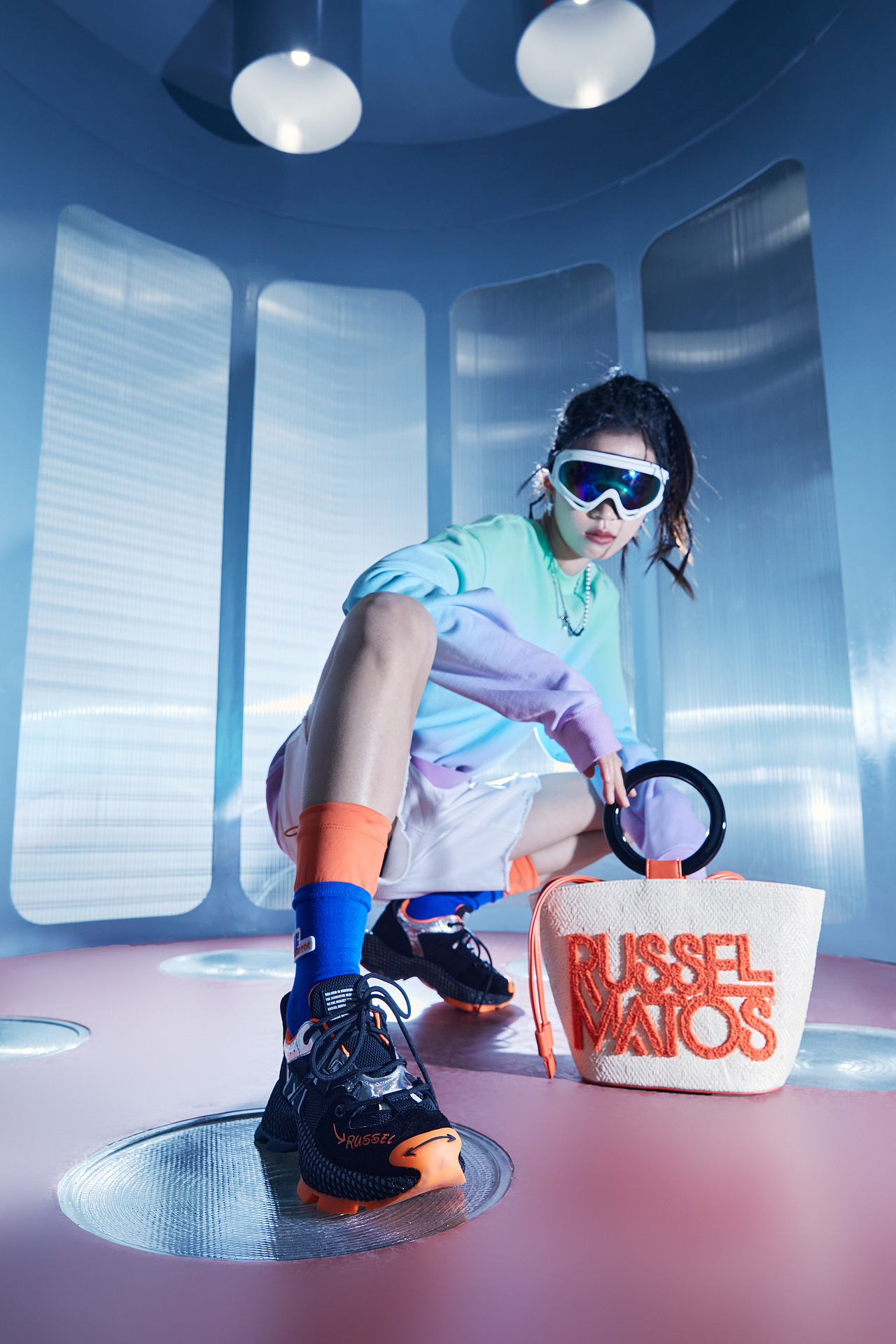 商拍作品|基地潮牌女运动鞋拍摄