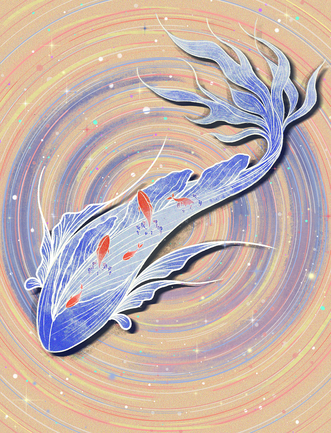 星河（图ZMzEwMzkyNjgw） - 艺术插画 - 站酷设计师华枝L原创素材 - 站酷ZCOOL