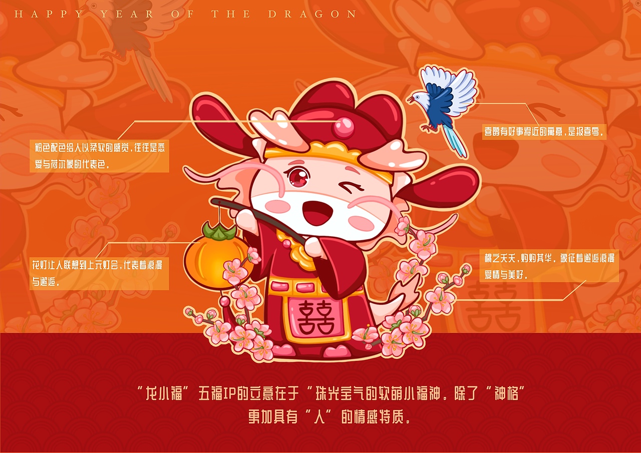 2024龙年五福IP设计与应用（图ZMzYzOTkzNDgw） - 商业插画 - 站酷设计师密封罐儿原创素材 - 站酷ZCOOL