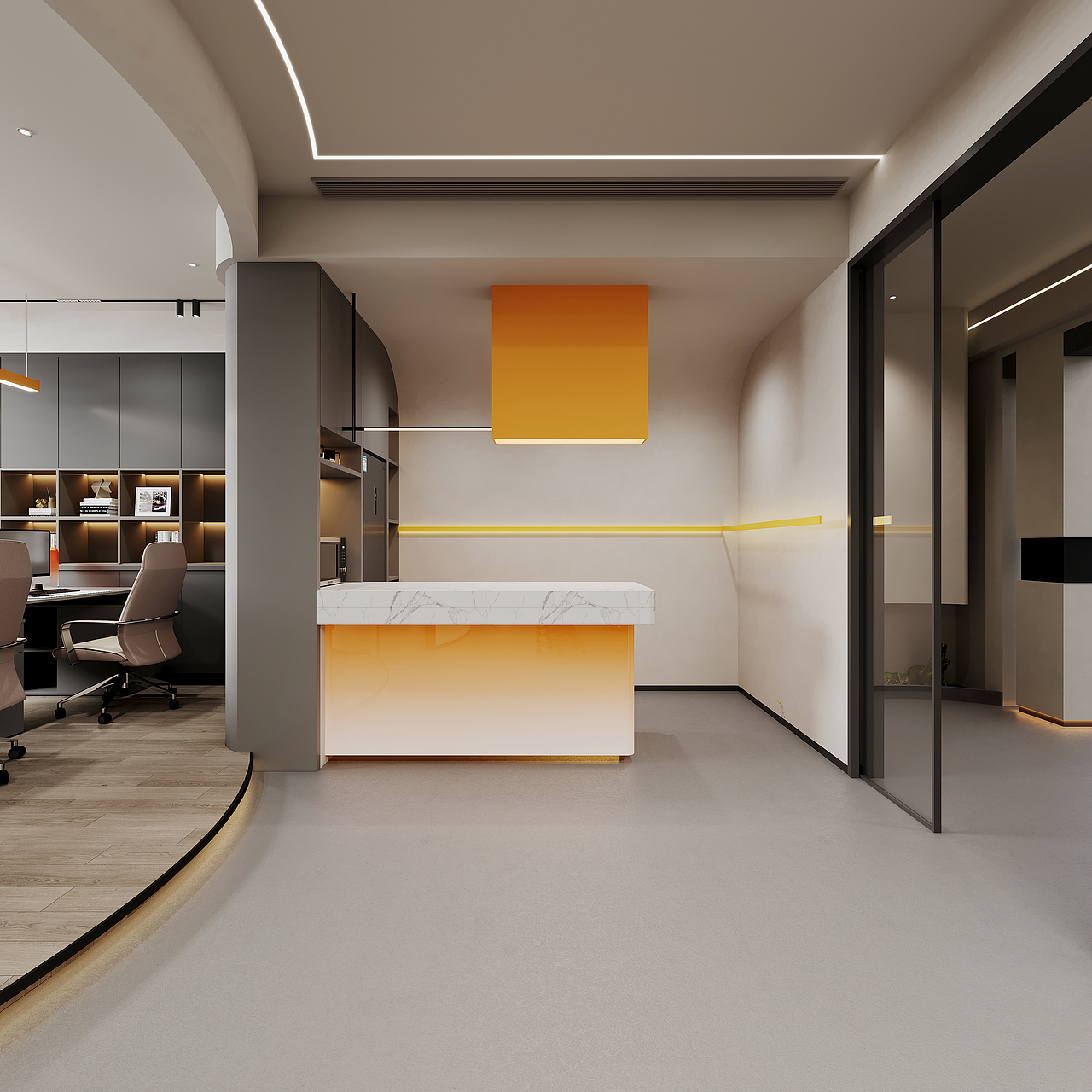 新作  |  现代  |  办公区  