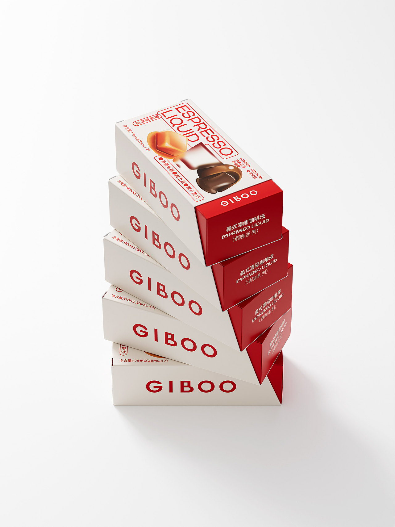 設計分享/GIBOO 咖啡液包装 酒咖系列