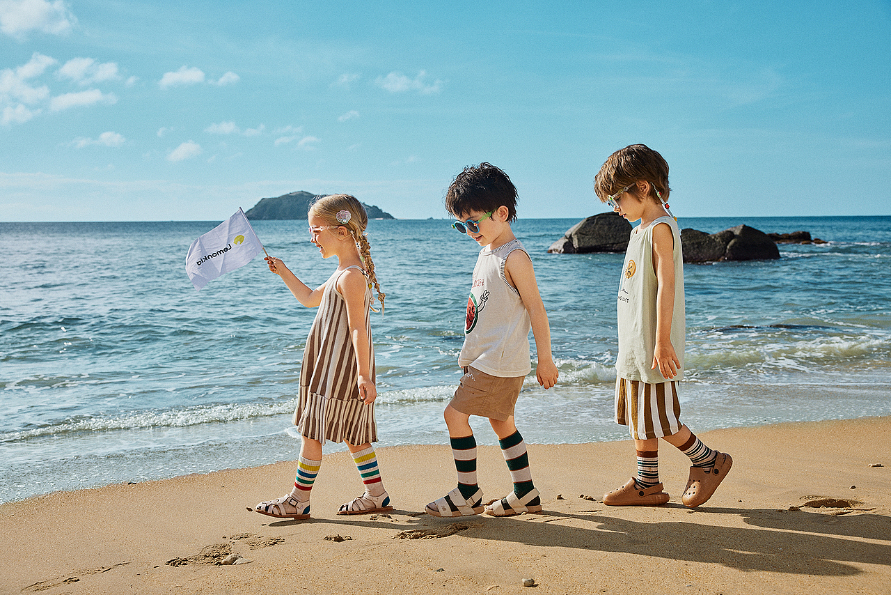 柠檬宝宝童装外景形象拍摄