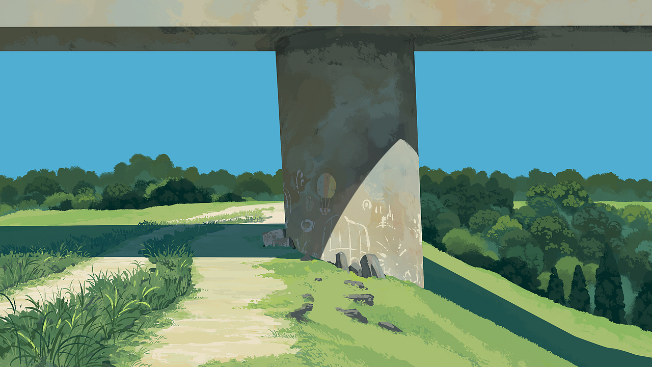 我绘制的一些动画背景