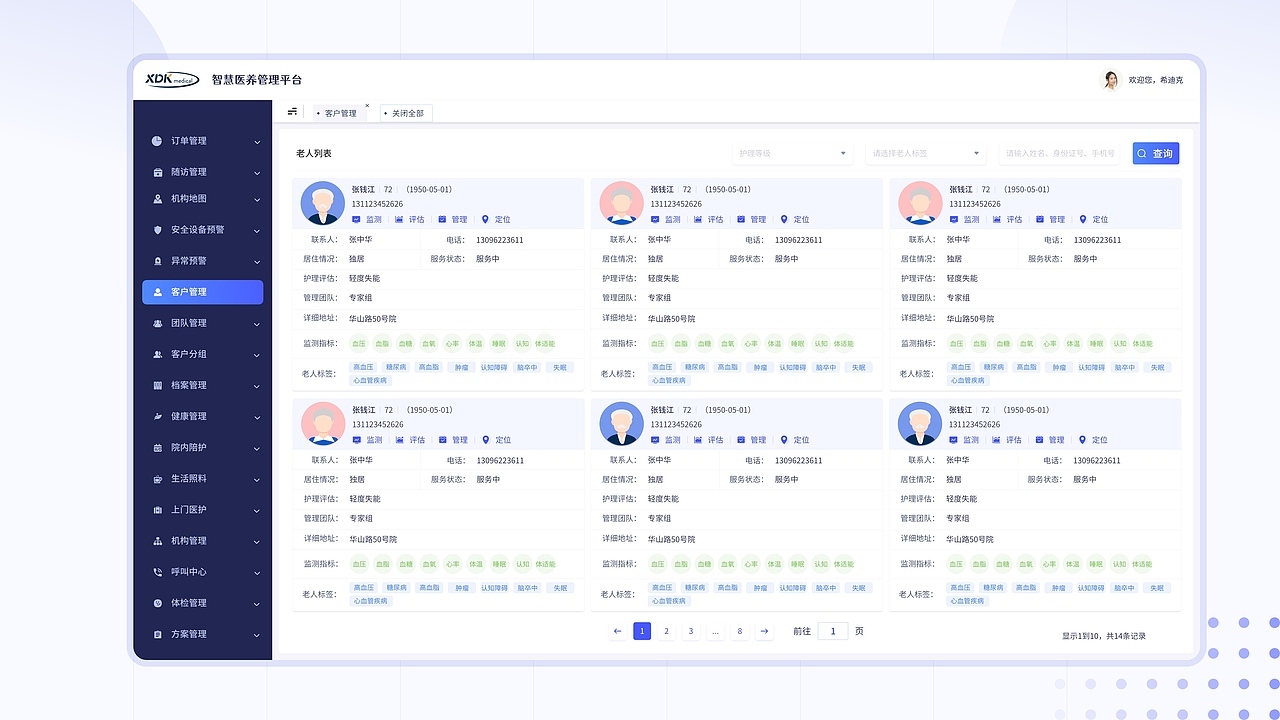 智慧医养管理平台（图ZMzAzMzkzNjQw） - 其他UI - 站酷设计师钓猫的yu原创素材 - 站酷ZCOOL
