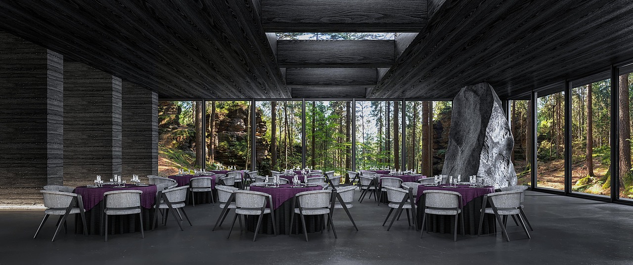 森林夏日餐廳（圖ZMzM0NDcyODEy） - 家裝設(shè)計(jì) - 站酷設(shè)計(jì)師大于視覺原創(chuàng)素材 - 站酷ZCOOL