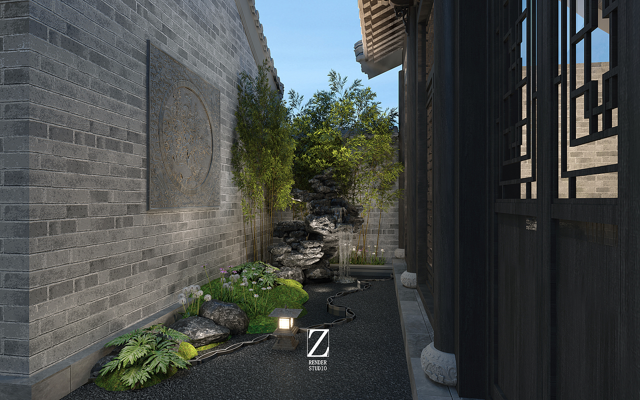 四合院住宅设计表现一