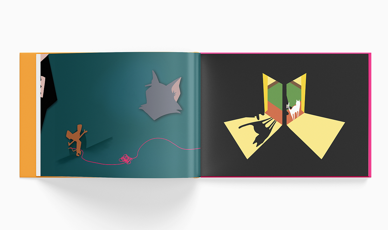 插画绘本设计 Where is my cat?