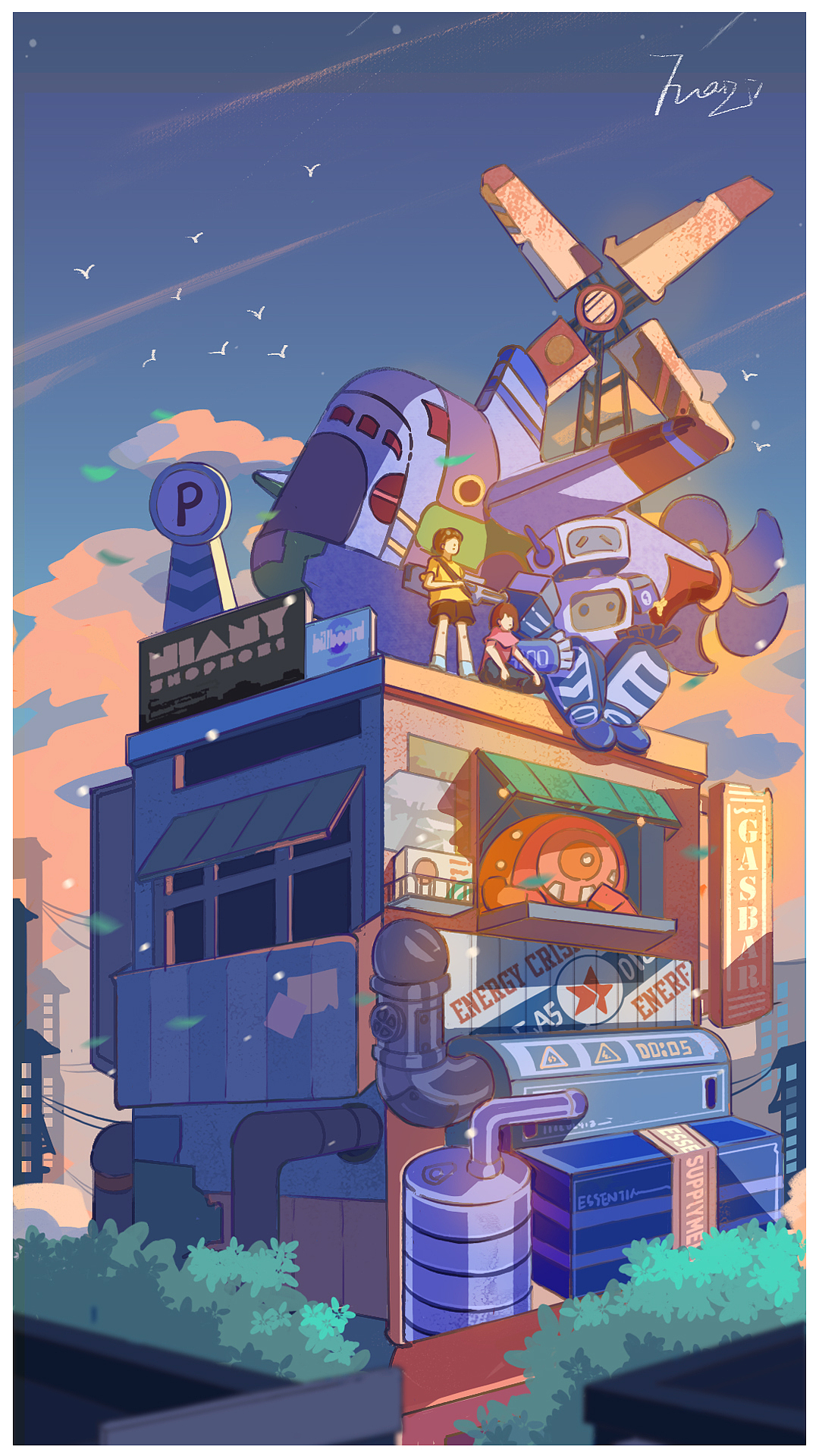 2023.1月—3月 治愈风插画阶段总结2