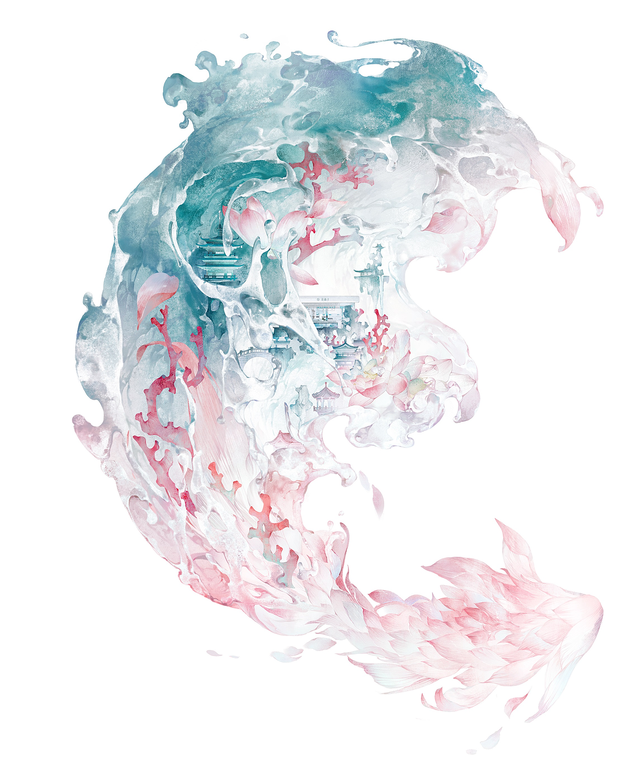 春祚花容/商业插画海报选（图ZMzYzNTk0MjYw） - 商业插画 - 站酷设计师劝醉原创素材 - 站酷ZCOOL