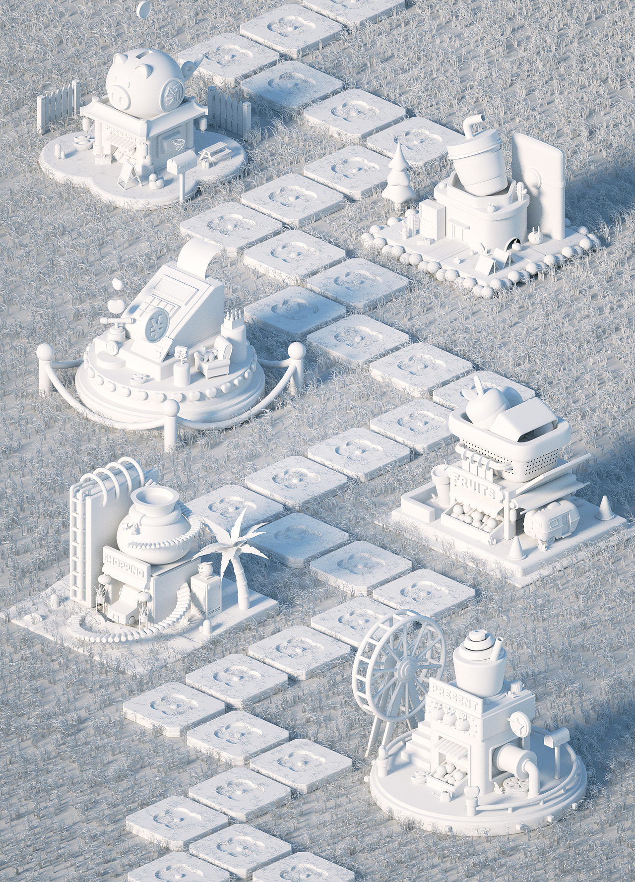 Small Scence 店铺小场景设计