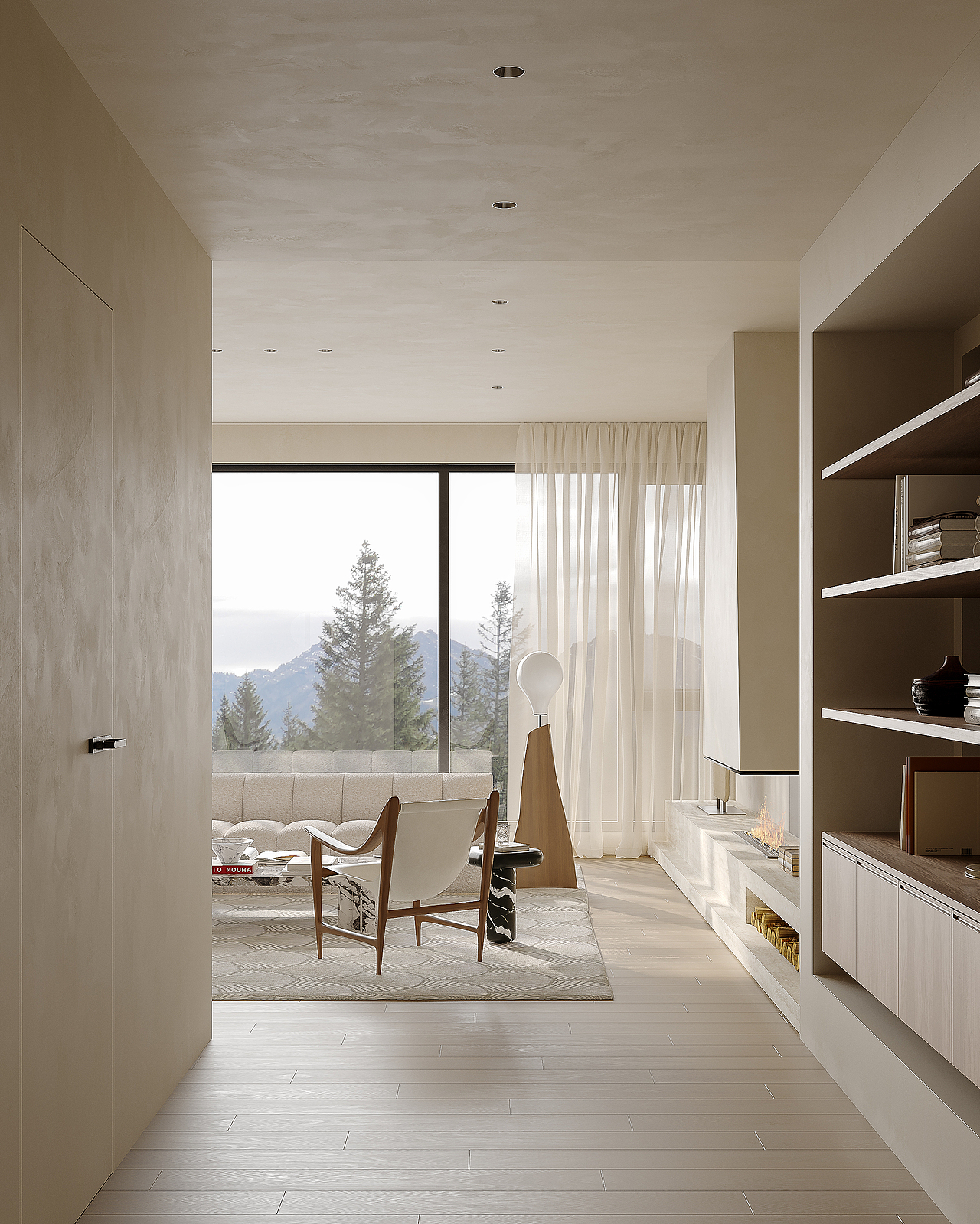 诧寂风格客餐厅（图ZMzIyNTE1MzM2） - 家装设计 - 站酷设计师效果表现原创素材 - 站酷ZCOOL