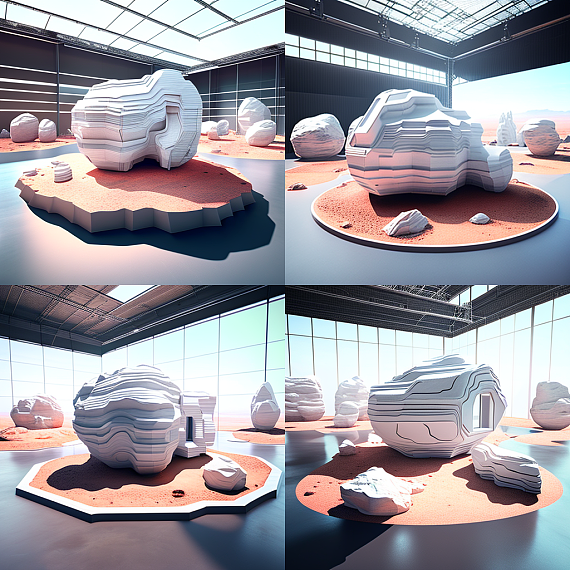 AI作图-场景展览设计