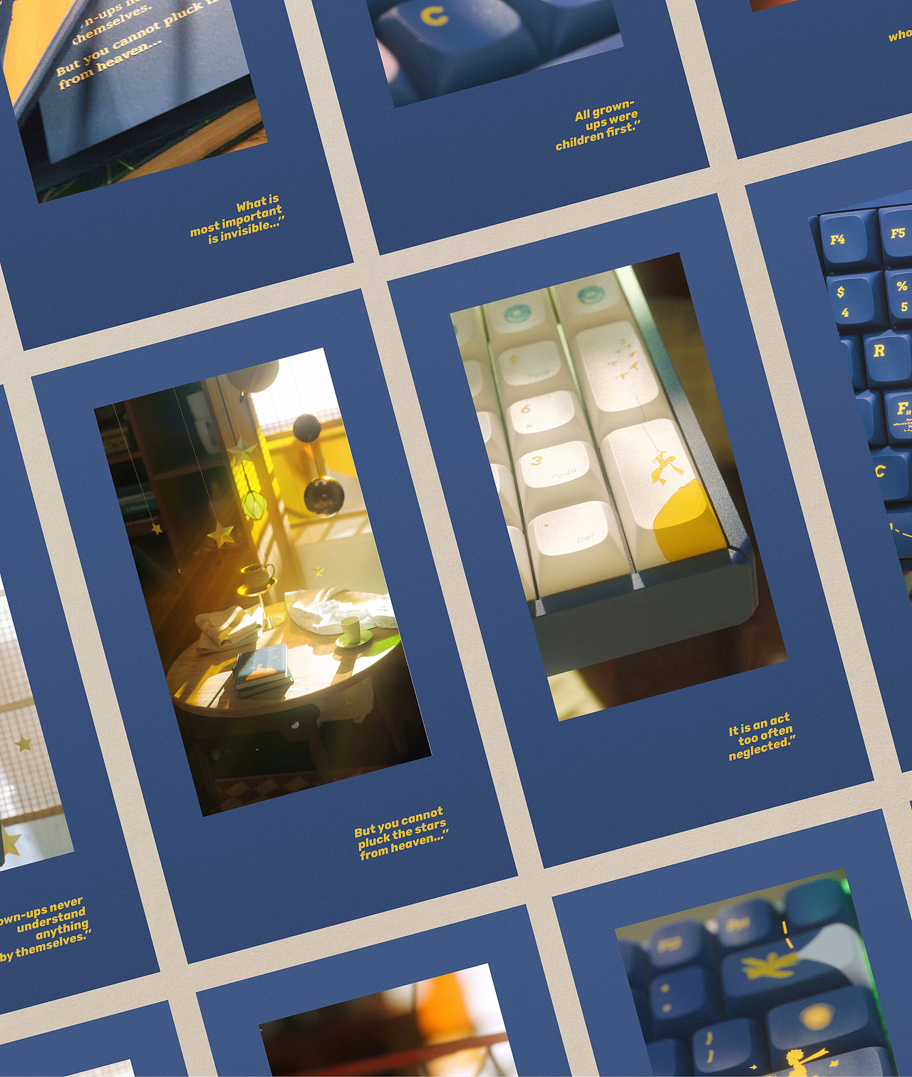 小王子 × iQunix｜小王子80周年典藏款键盘（图ZMzQ2NDQ2ODMy） - 动画/影视 - 站酷设计师cq陈前原创素材 - 站酷ZCOOL