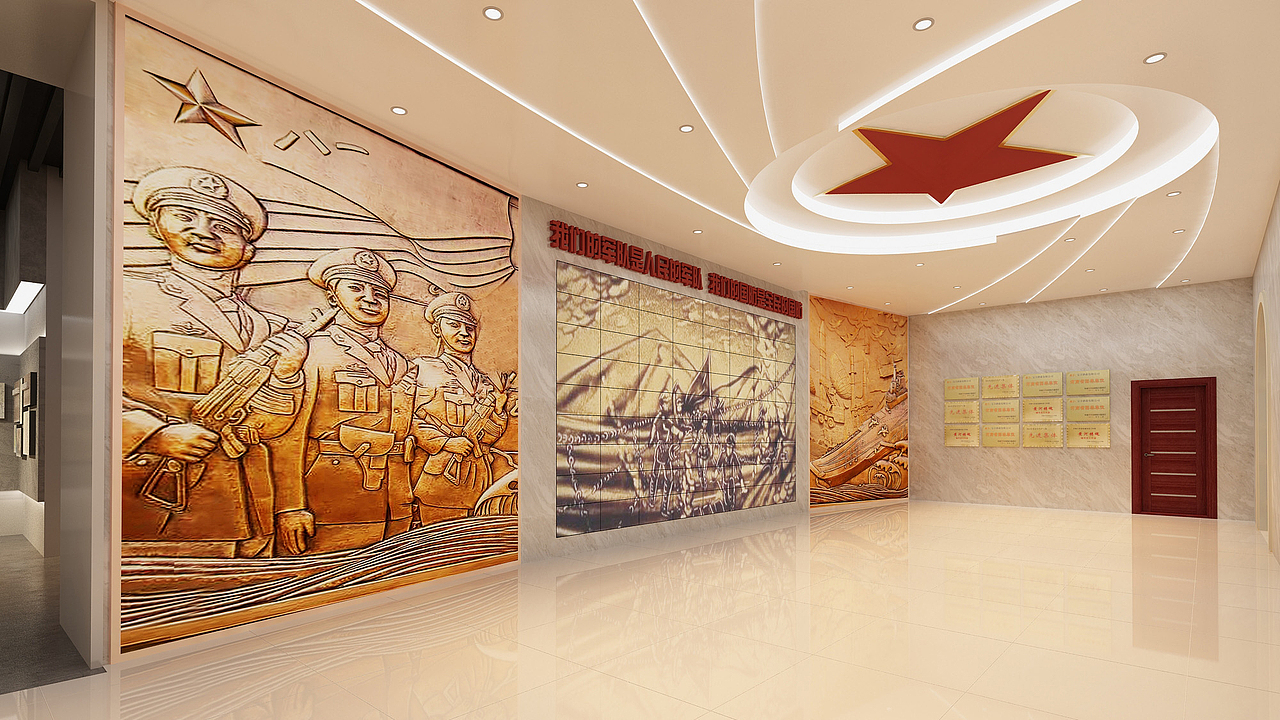 宝丰县国防教育展览馆（图ZMzAzODQwMTI0） - 展陈设计 - 站酷设计师MAGEE麦基孟佳衡原创素材 - 站酷ZCOOL