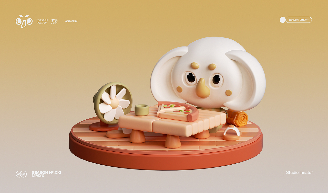 华润万象生活IP设计 | 95 Design（图ZMzM4NjE3MjM2） - IP形象 - 站酷设计师鹿九五原创素材 - 站酷ZCOOL