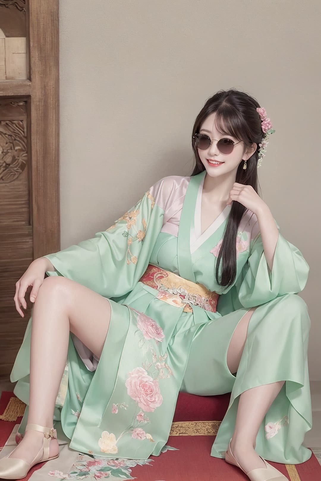 不愧是汉服,连我这种抠脚大汉穿起来都那么好看