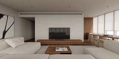 家装案例赏析——180㎡极简风大平层